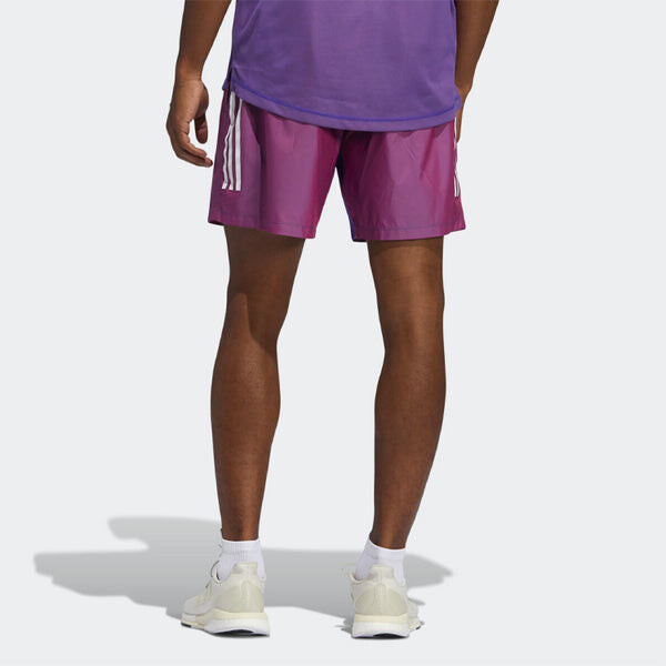 Шорты adidas Primeblue Short Contrasting Colors Training Sports Shorts Metallic Red, красный — фото 3