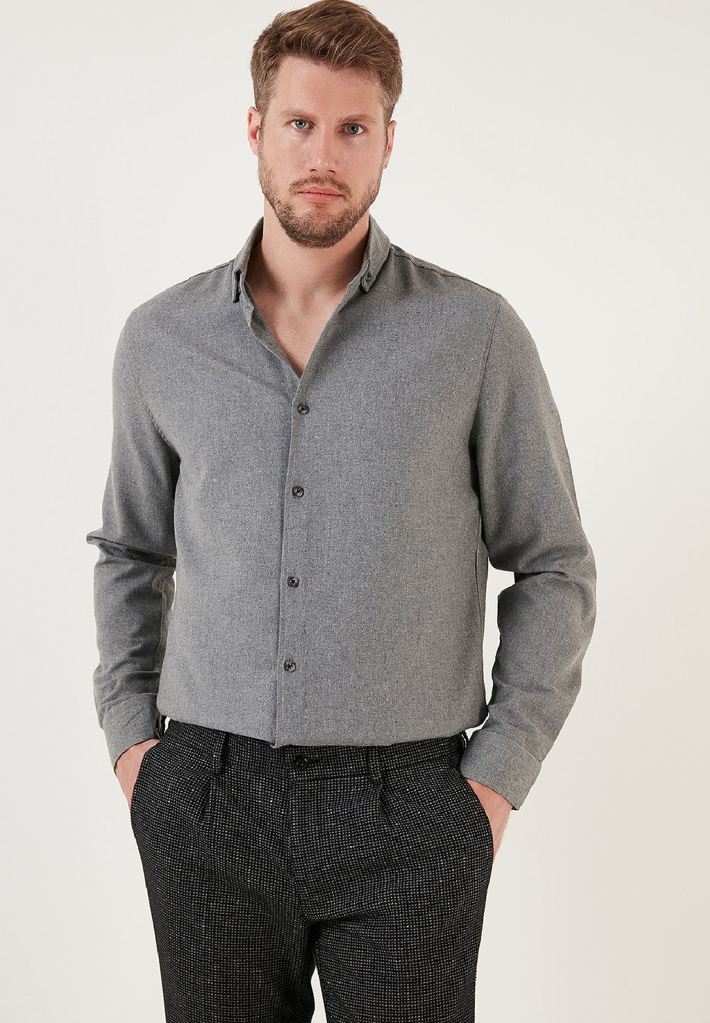 

Рубашка REGULAR FIT Buratti, цвет dark grey