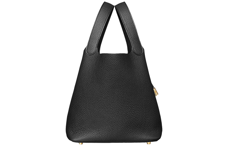 HERMES Сумка Пикотин Лок Торийон Клеманс Кожа 22 Женская Нуар Черная — фото 2