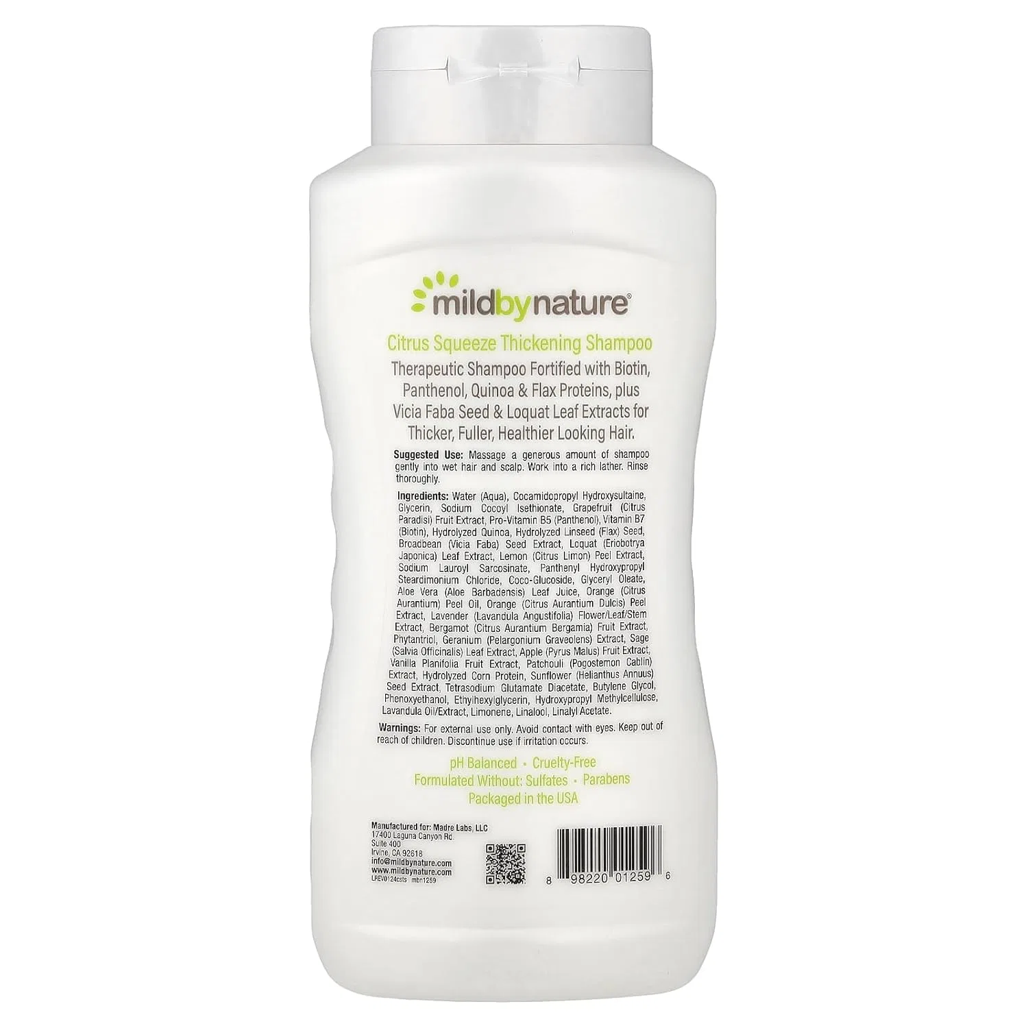 Шампунь для объема волос «Thickening B-Complex + Biotin» от Mild By Nature Mild By Nature — фото 2