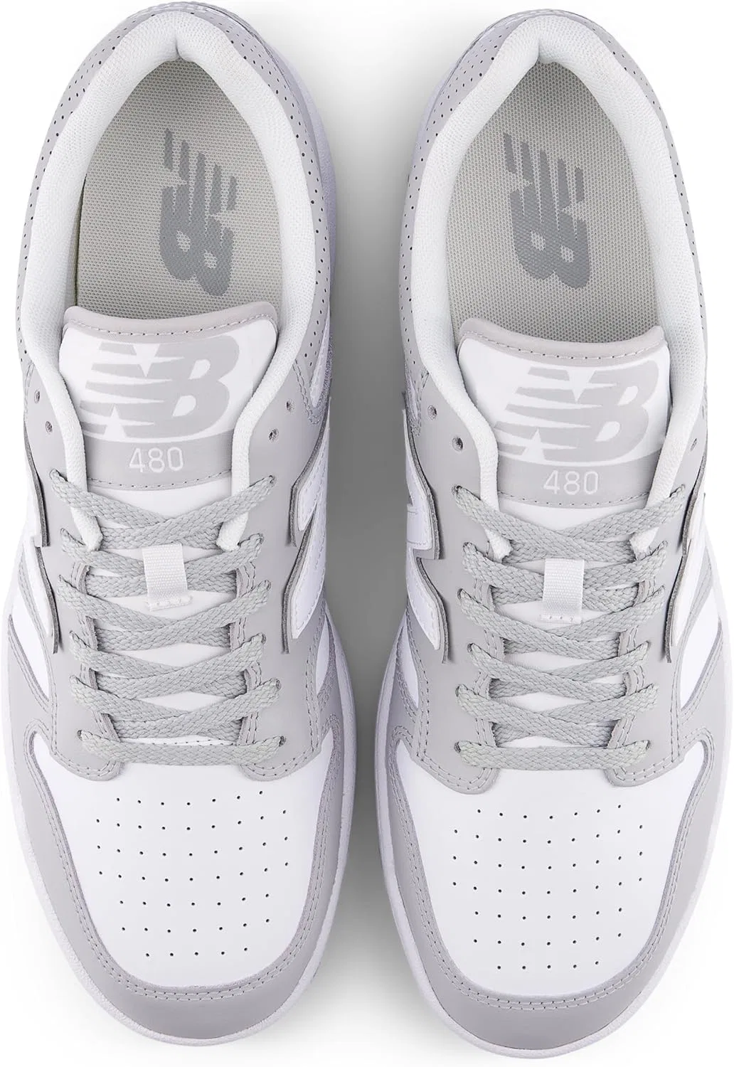 Кроссовки New Balance 480 V1, серый/белый — фото 4