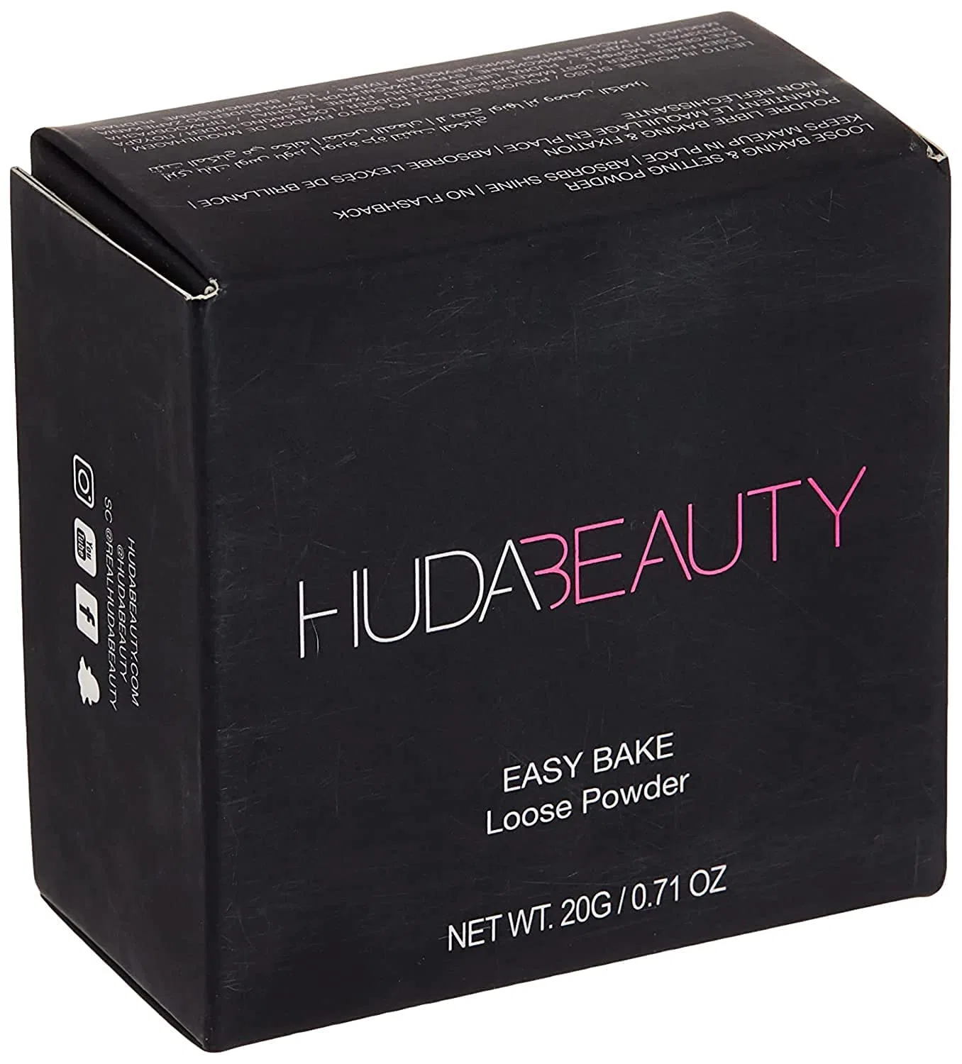 Рассыпчатая фиксирующая пудра «Easy Bake Loose Baking & Setting Powder» от HUDA BEAUTY Huda, Pink