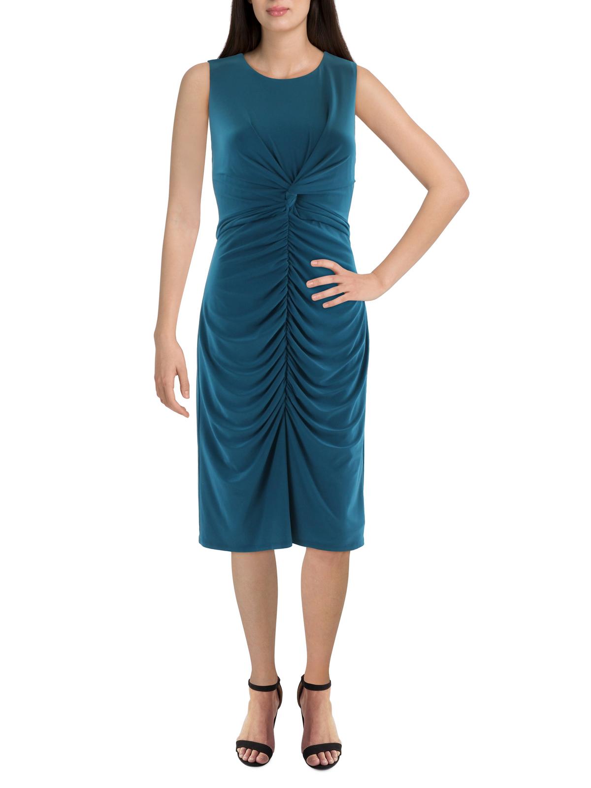 

Женское облегающее короткое платье-футляр Vince Camuto, цвет teal