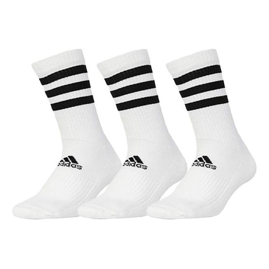 

Носки adidas Classical Mid Sports Basketball Socks 3 Pairs 'White', белый