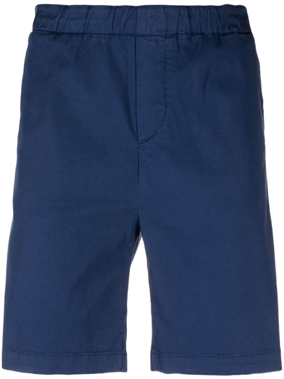 

7 For All Mankind шорты-бермуды с нашивкой-логотипом, синий