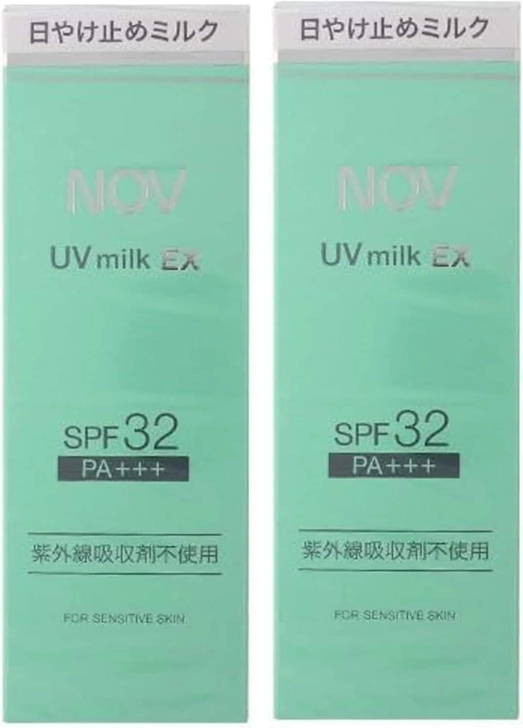 Солнцезащитное молочко NOV UV Milk EX SPF32 PA+++, 35 г, набор 2 шт, Tokiwa Pharmaceutical
