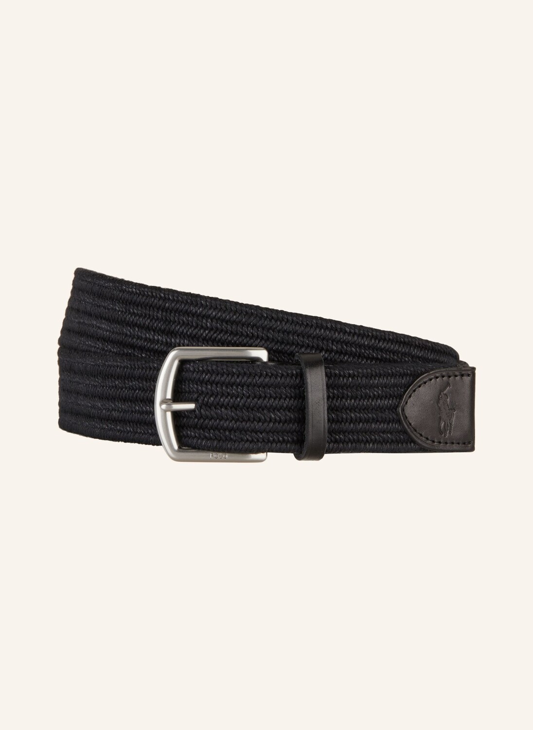 

Плетеный ремень POLO RALPH LAUREN, черный