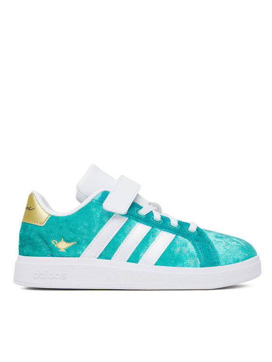 Кроссовки Disney Jasmine Grand Court 2.0 JR4919 Adidas, бирюзовый