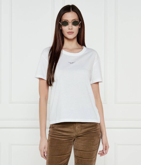 

Футболка Марта Крылья Стразы Regular fit Zadig&Voltaire, белый