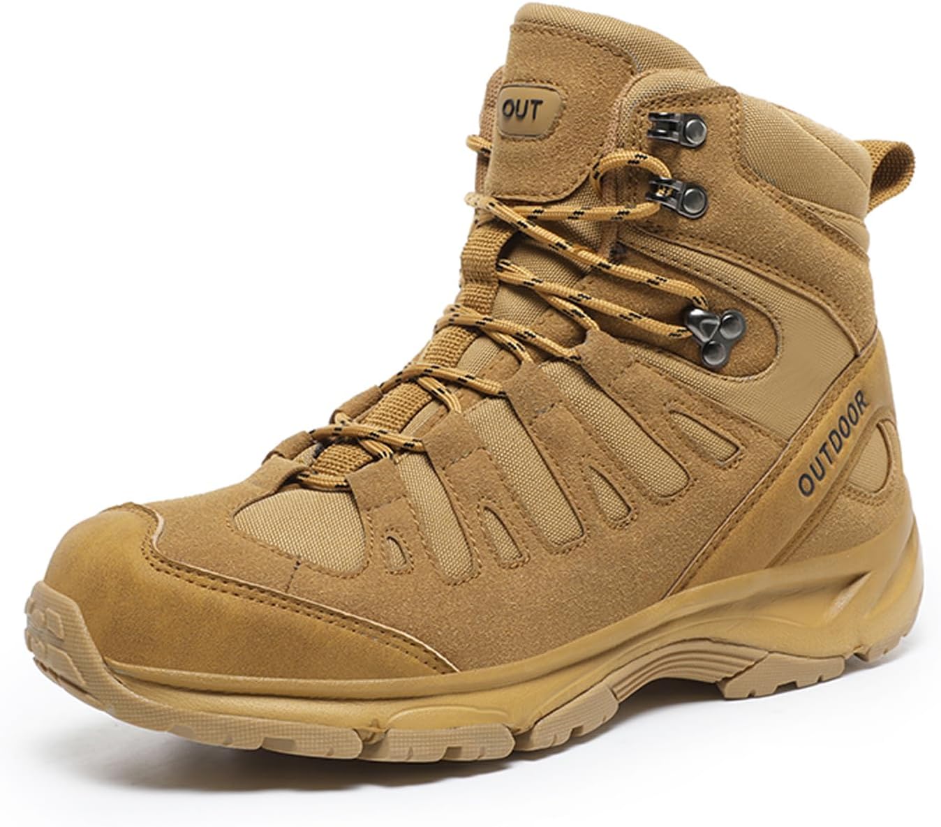 

Мужские тренировочные ботинки Eliogn, походная обувь, военные тактические ботинки для боевых действий и работы на открытом воздухе, желтый