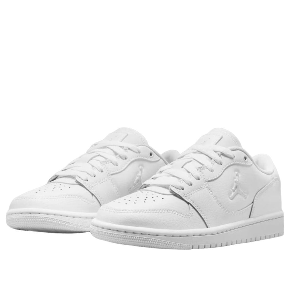 (GS) Air Jordan Court Connect Low 'White Pure Platinum' — фото 2