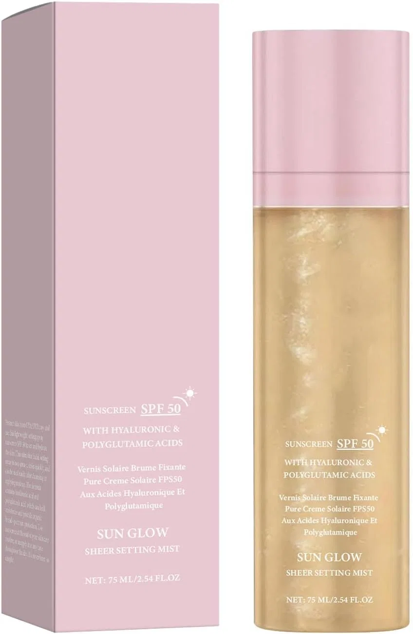Спрей-вуаль для лица и тела с SPF 50 Icoyea Sunglaze Sheer Body Mist Sunscreen, 75 мл