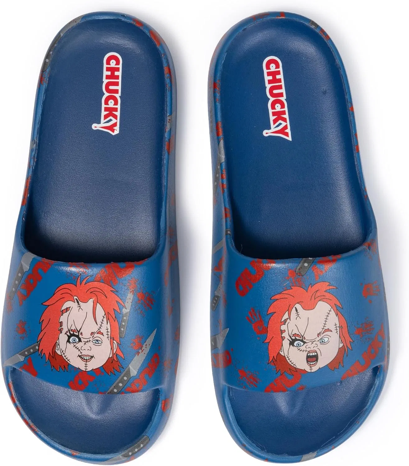 Сандалии с принтом Chucky, синие