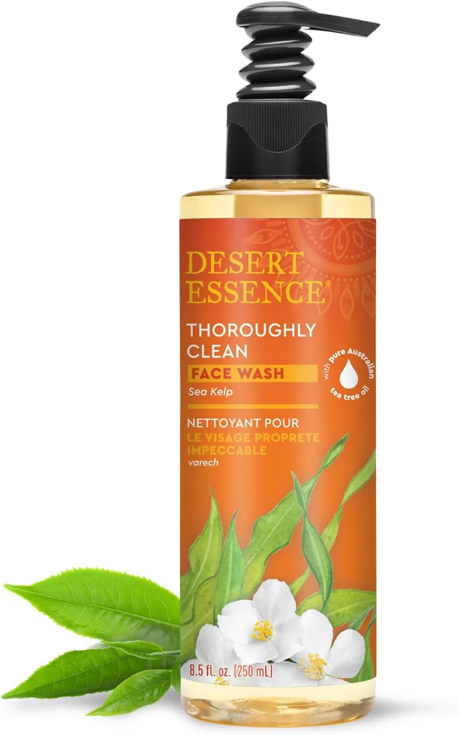 Умывание для лица с маслом чайного дерева и морскими водорослями Desert Essence, 8.5 fl oz