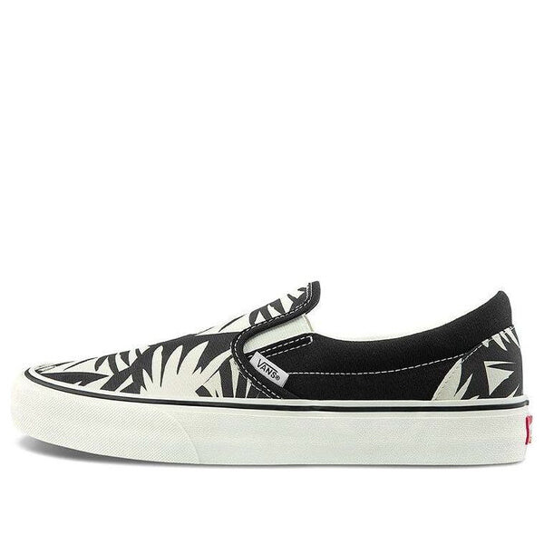 

Кроссовки classic slip-on sf 'black white' Vans, черный