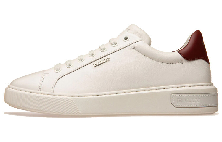 

Кроссовки Bally Skateboarding Low-top, белый/темно-красный