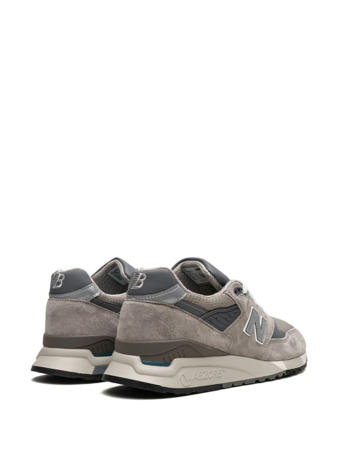 New Balance кроссовки 998 Made In Usa "Grey/Silver", нейтральный цвет — фото 3