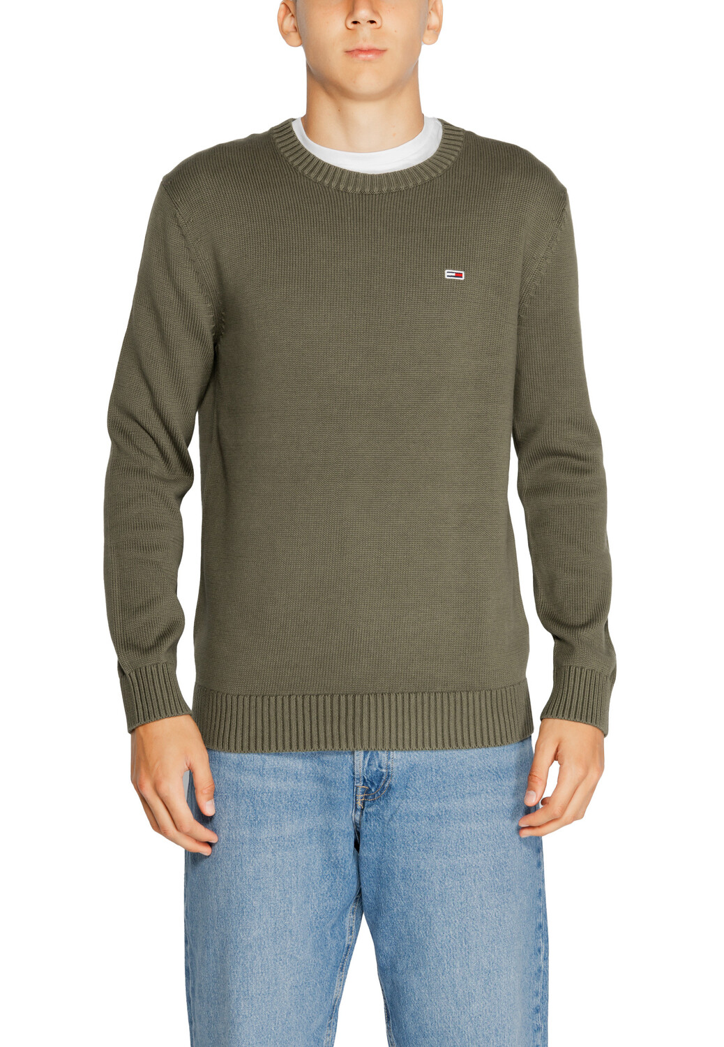 

Джемпер Tommy Hilfiger с круглым вырезом, зеленый
