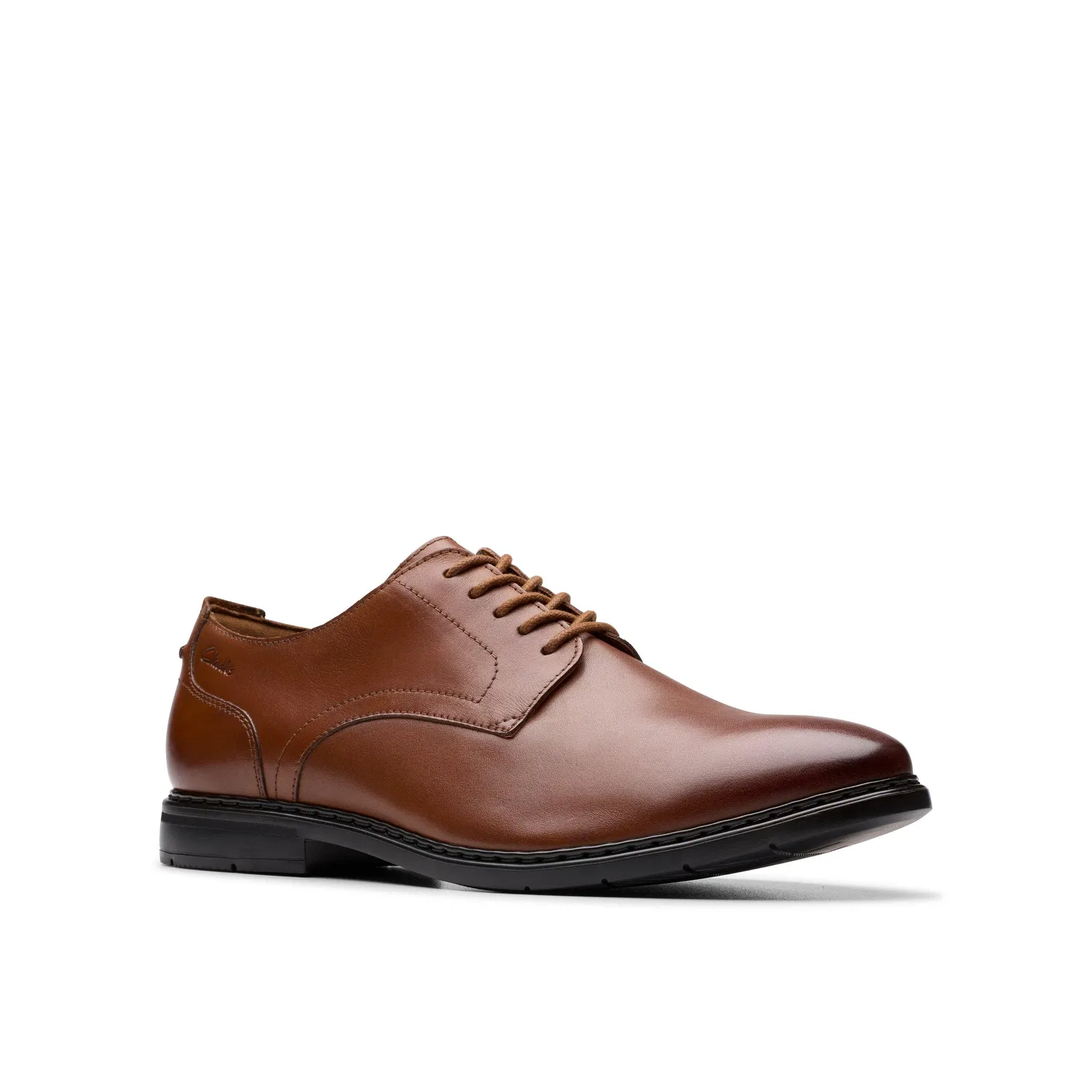 Дерби мужские Clarks Banbury Derby из кожи, коричневый — фото 4