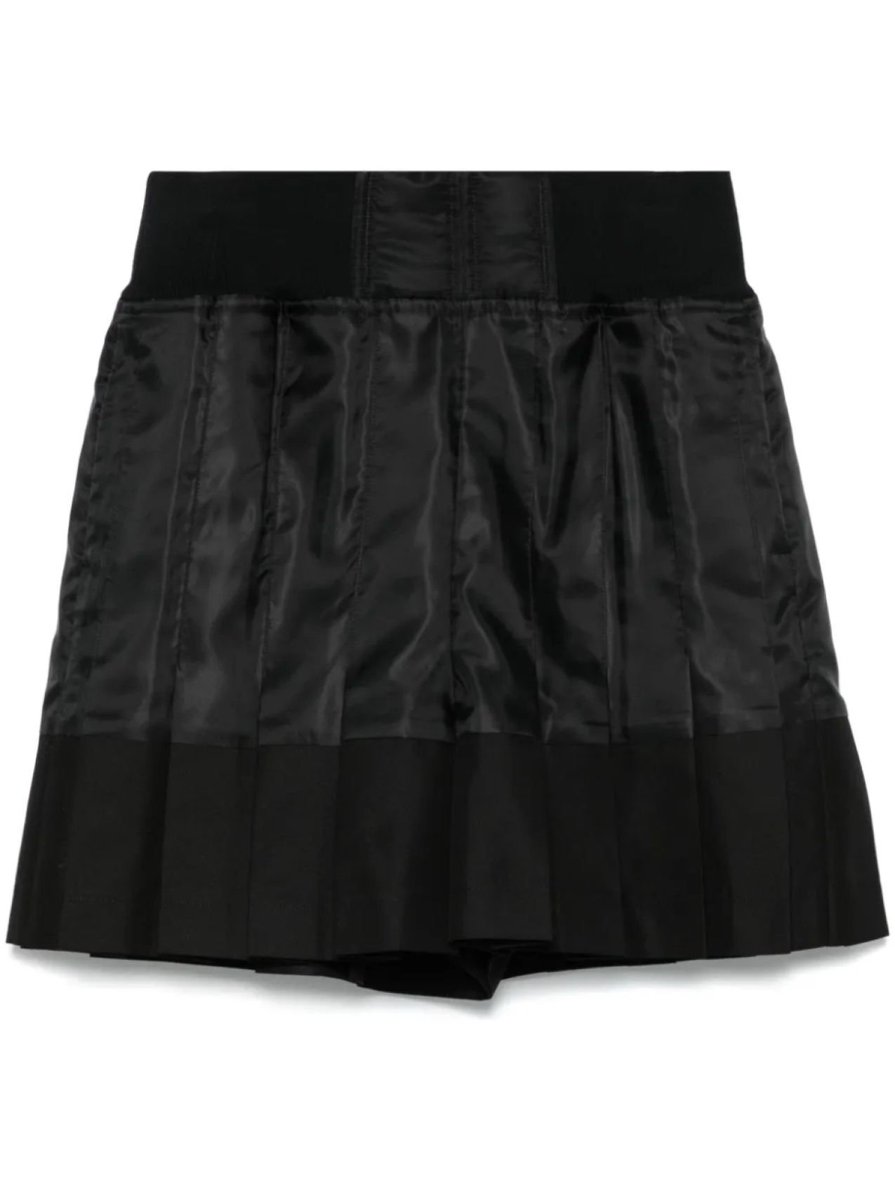 

Шорты со вставками sacai, черный