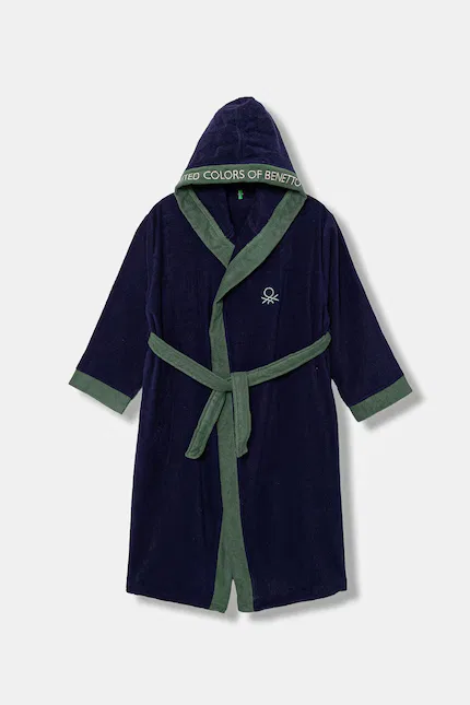 Халат махровый детский United Colors of Benetton, синий