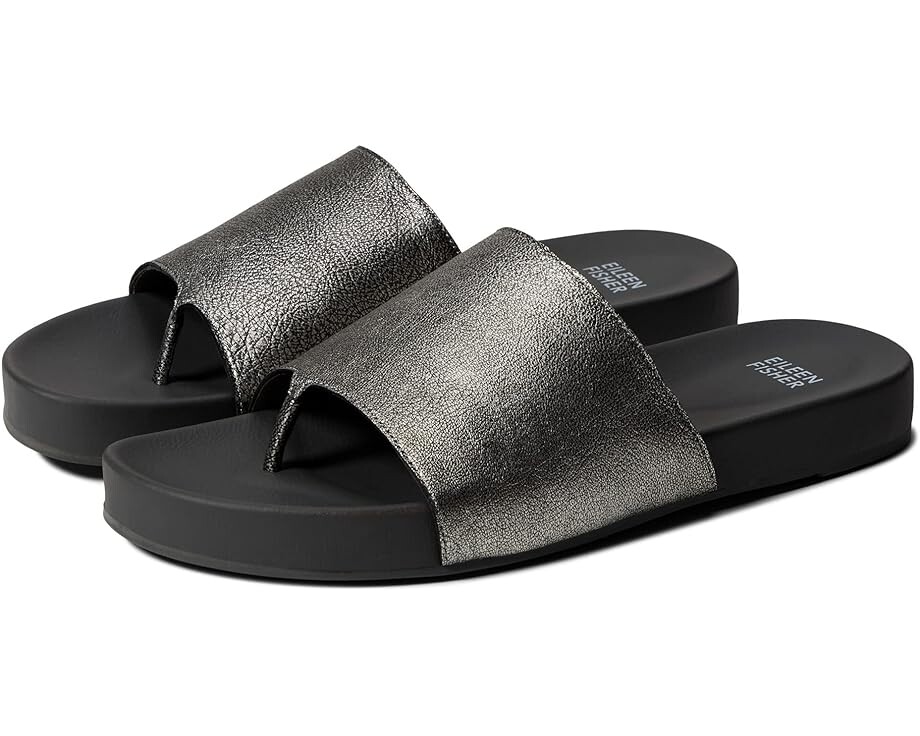 

Сандалии Eileen Fisher Motion, цвет Antique Nickel Tumbled Leather