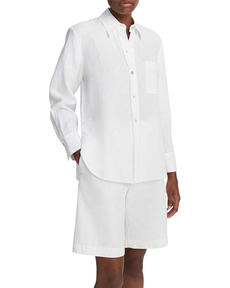 

Рубашка Vince Easy Button Down, цвет Optic White