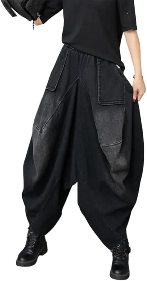 

Женские модные джинсы High Distressed Wide Leg с эластичным поясом