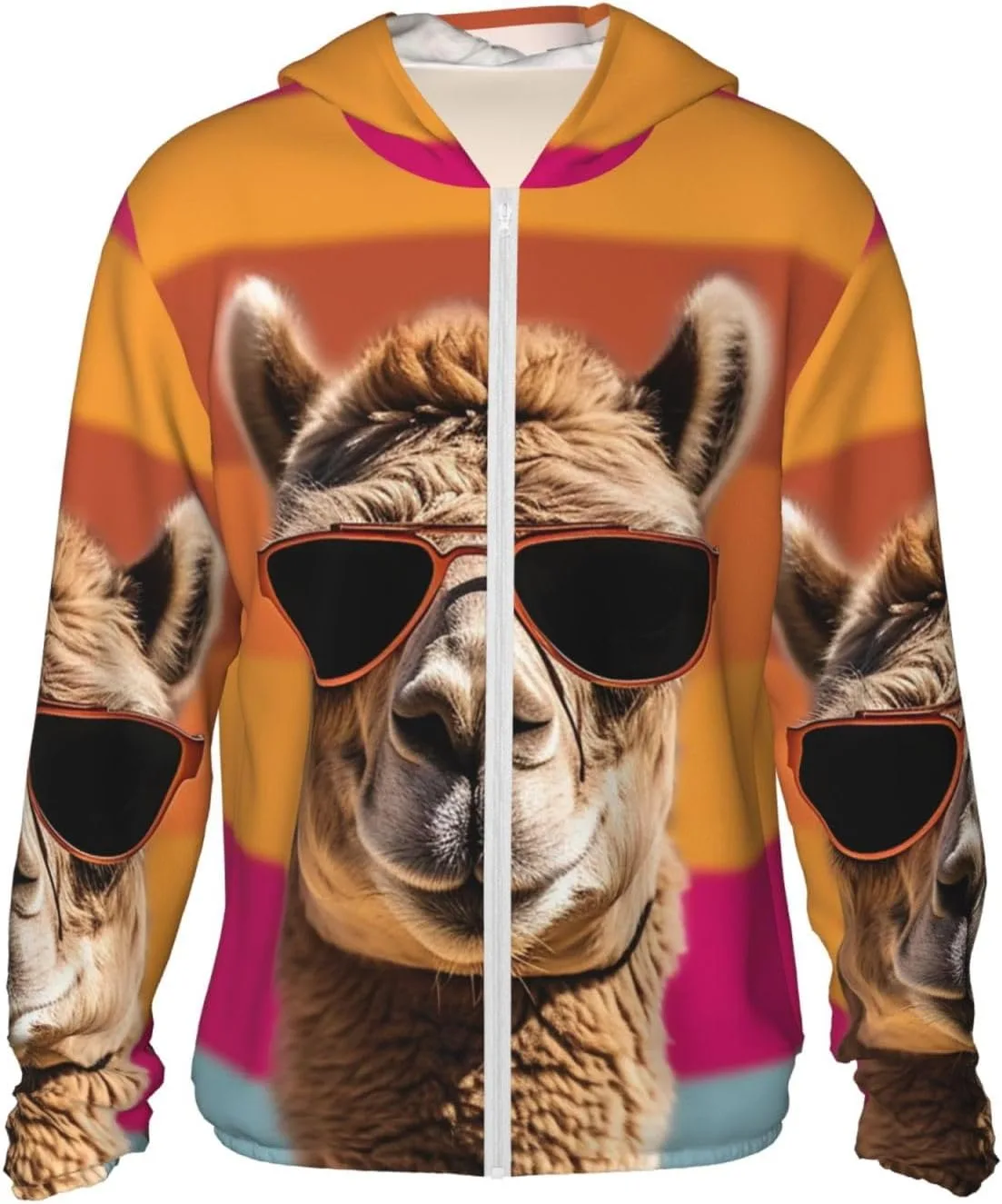 

Мужская толстовка с защитой от солнца UPF 50+, длинный рукав, Camel FZQVSLCM