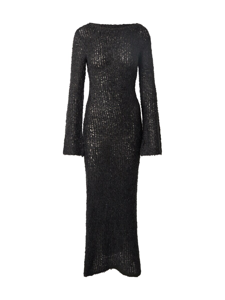 

Вязаное платье TOPSHOP Knitted dress, черный