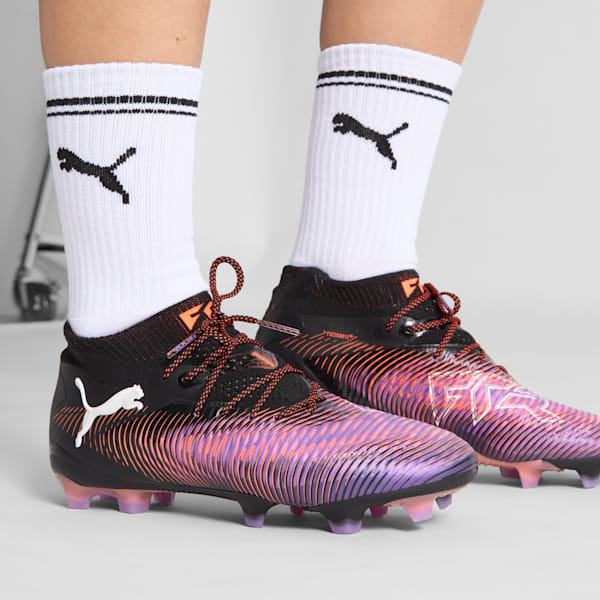 Женские бутсы для игры в футбол на твердом грунте Future 8 Ultimate Puma, черный — фото 2