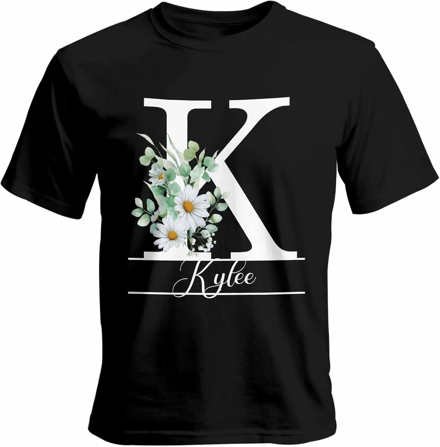 

Футболка с именем или текстом Daisy K, Unisex, Cotton, Round Neck Vaxbryntel