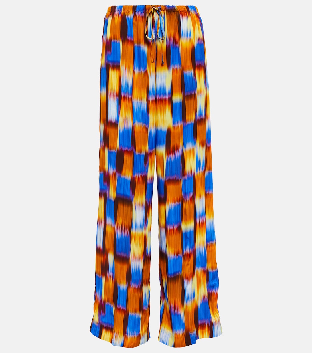 

Брюки с принтом Dries Van Noten, разноцветный