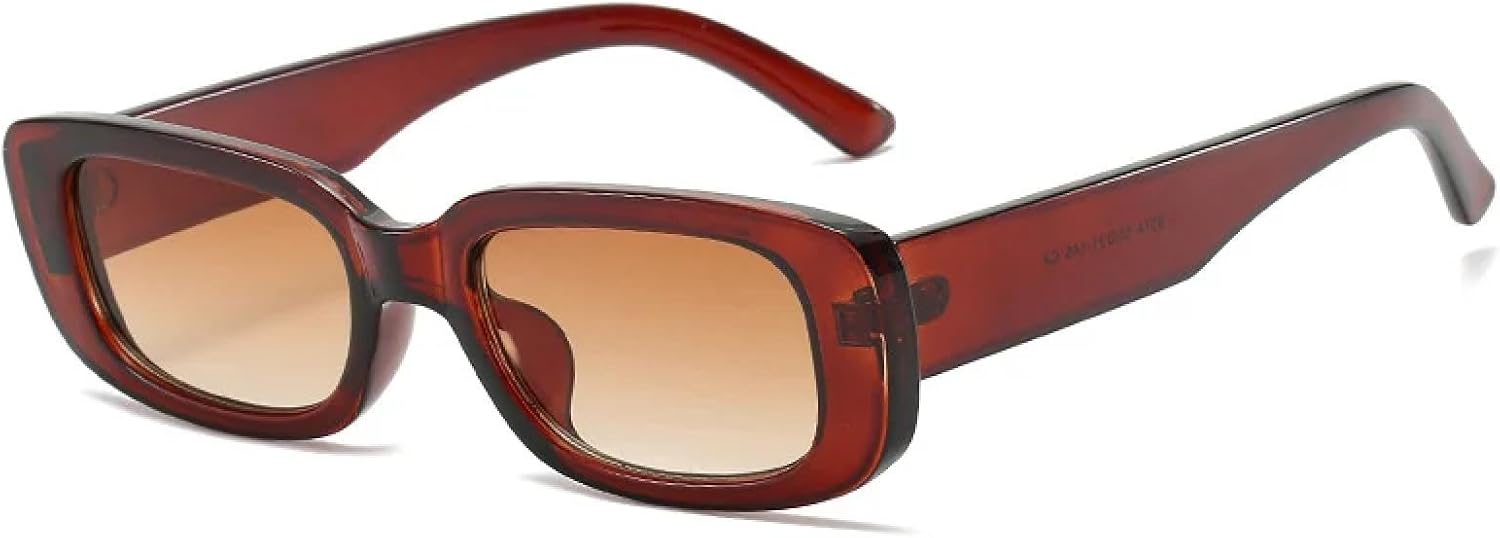 

Женские солнцезащитные очки маленького размера в пластиковой оправе с градиентным линзовым покрытием. Модные женские очки с защитой от УФ-излучения UV400 TVTBBVV, C4brown-brown