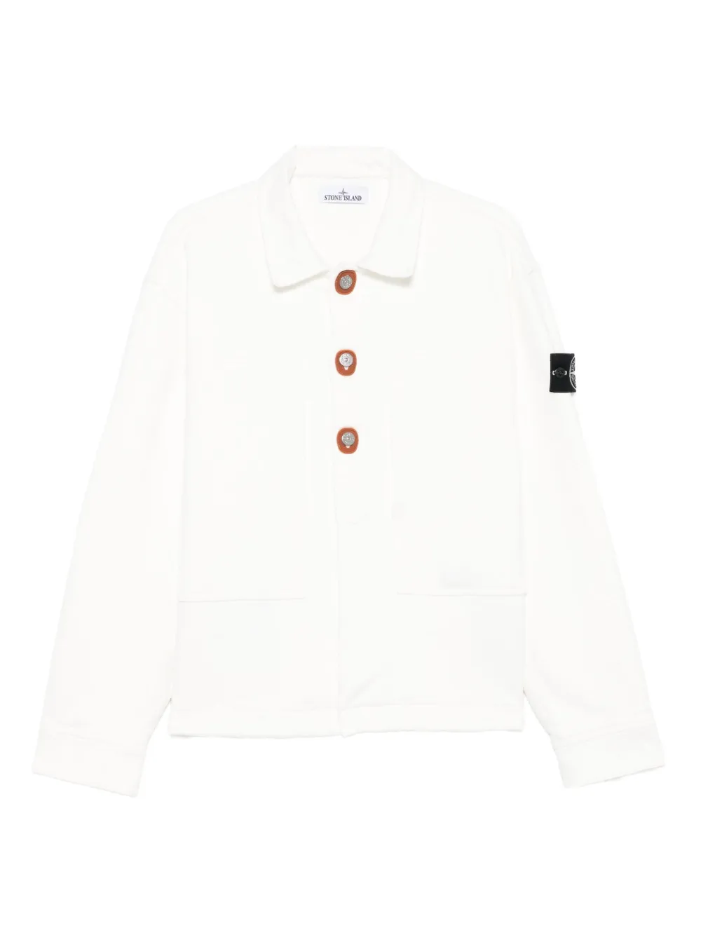 

Куртка с нашивкой Compass Stone Island, нейтральный