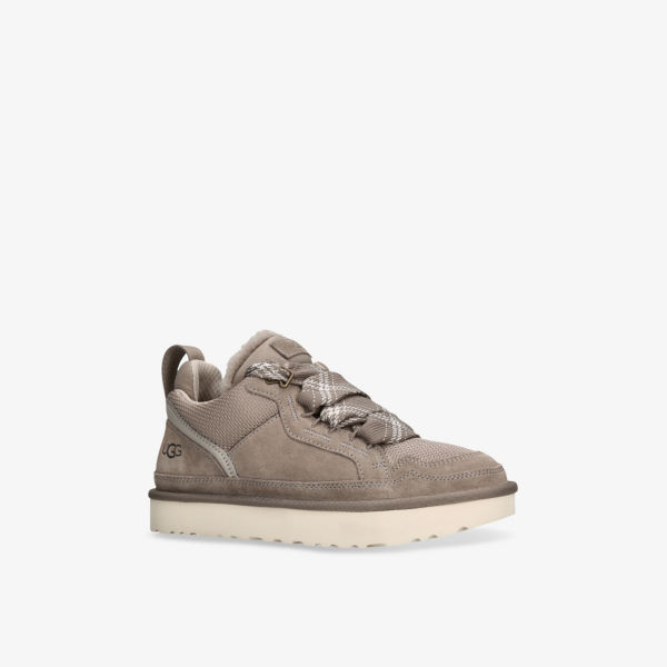 Кроссовки Ugg Lowmel из замши и сетки, кофейный — фото 3