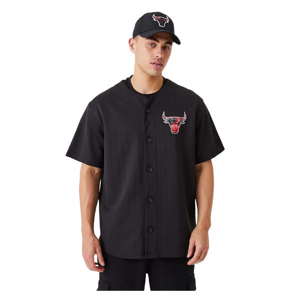 

Футболка с коротким рукавом New Era Infill Team Logo Jersey Chicago Bulls, черный