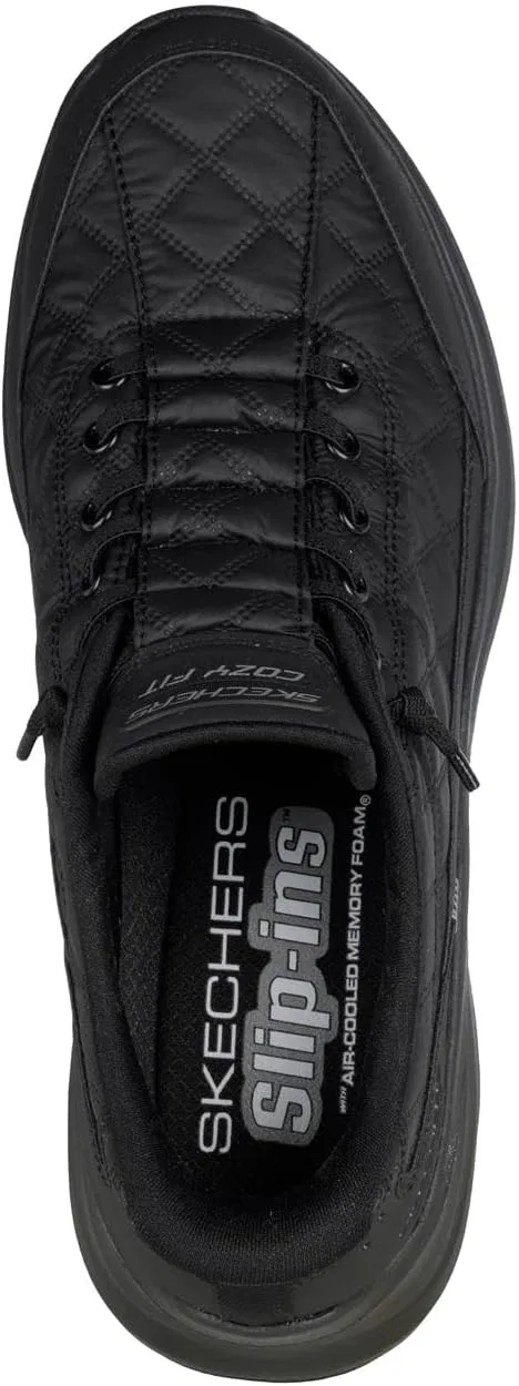 Мужские кроссовки Skechers 232619w, Black Mesh Duraleather Trim — фото 3