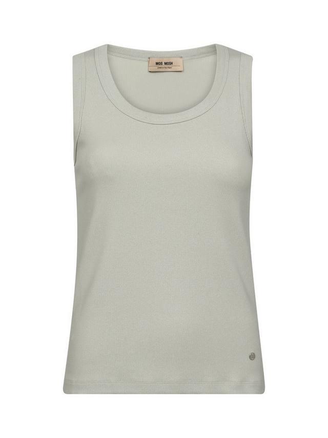 

Топ Casa с ребристым переливчатым эффектом MOS MOSH, Mid Green