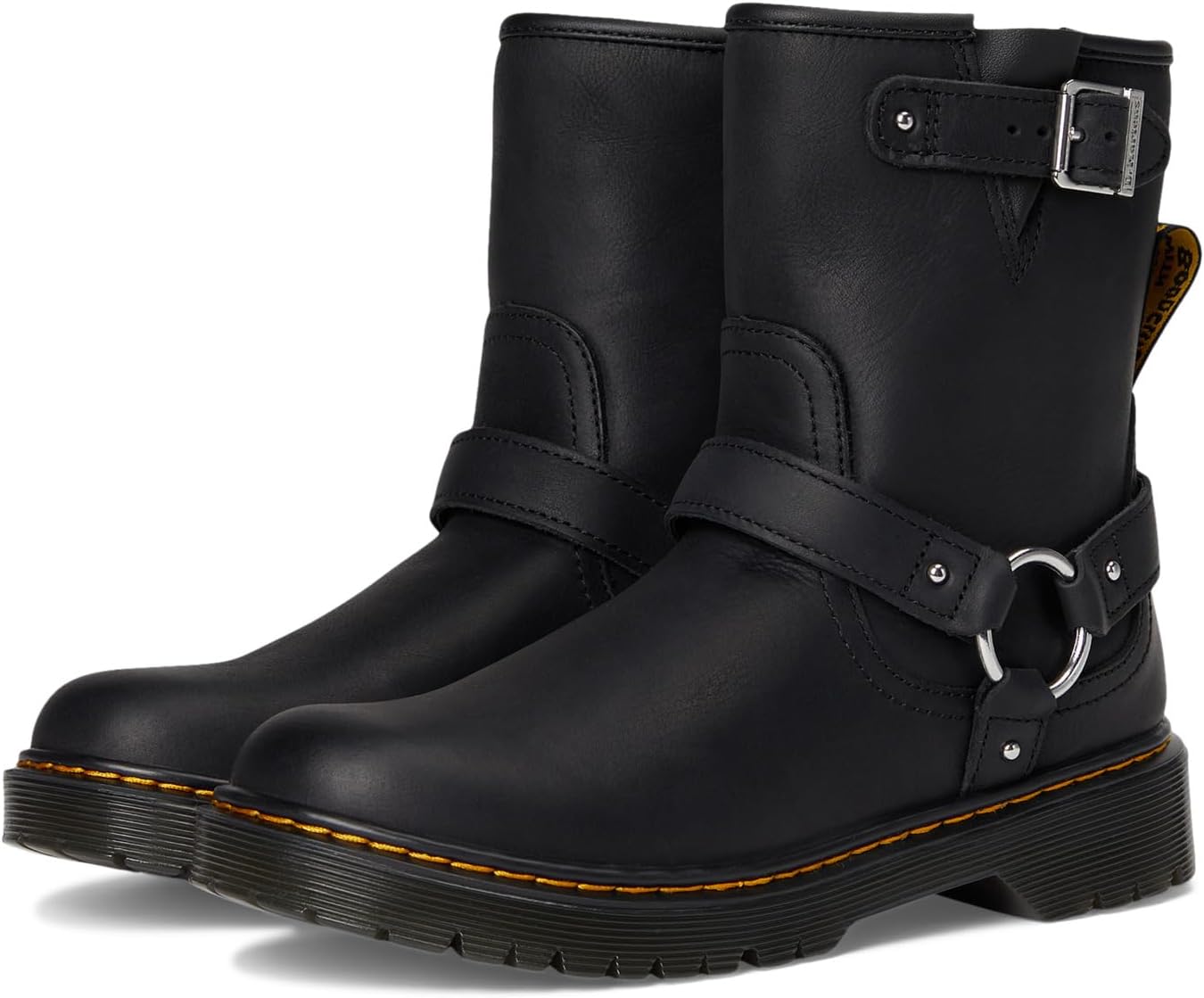 

Ботинки Dr. Martens Kid's Collection Genaya Rigger Boots, Black