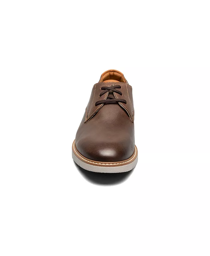 Мужские классические оксфорды Vibe Plain Toe на шнуровке Florsheim, коричневый — фото 2