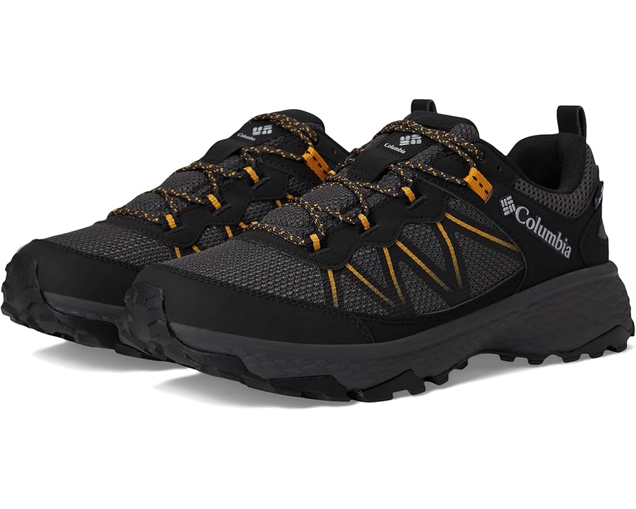 

Треккинговые кроссовки Columbia Peakfreak Rush Outdry, цвет Black/Raw Honey