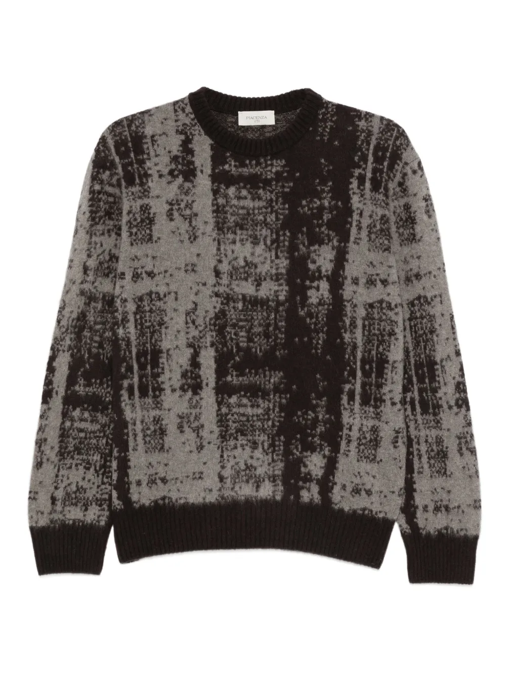 

Свитер с круглым вырезом Piacenza Cashmere, коричневый