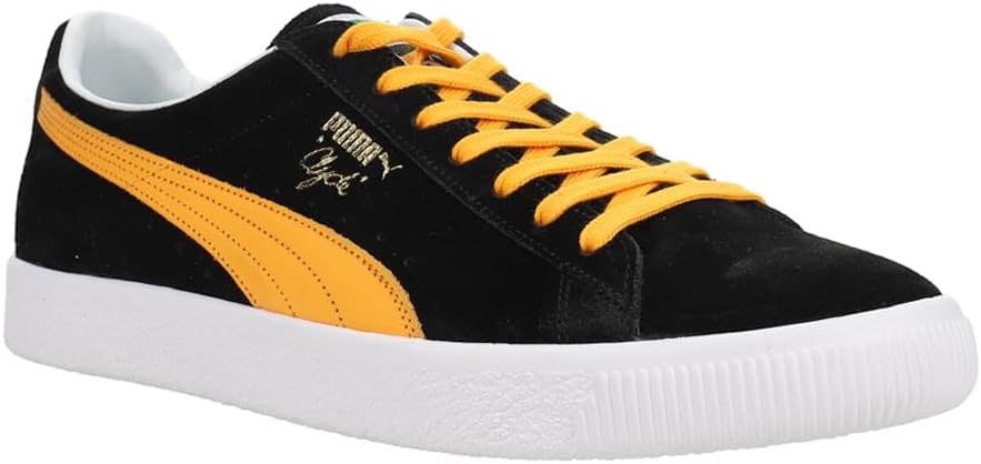 Мужские кроссовки PUMA Clyde Clydezilla Mij с шнуровкой - Черный, Оранжевый — фото 2