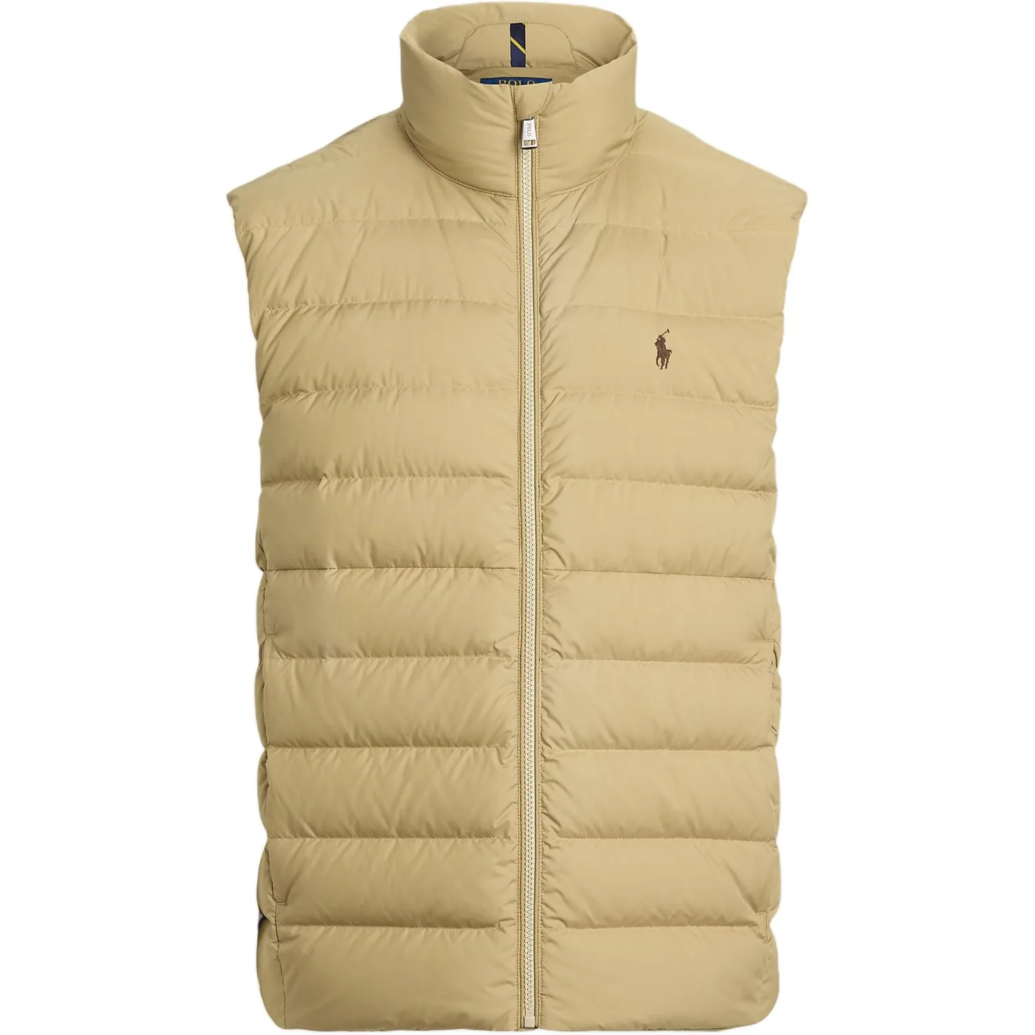 Стеганый жилет с вышитым логотипом Polo Ralph Lauren, RL Khaki