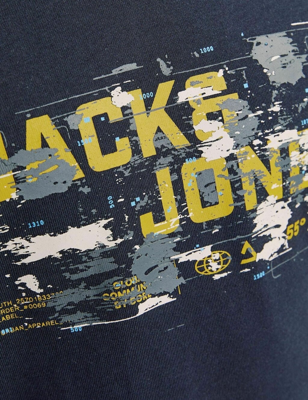 

Рубашка с длинным рукавом JCOOUTDOOR LOGO CREW Jack & Jones, темно-синий