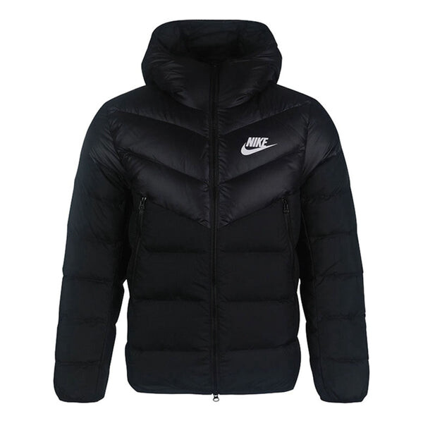 

Пуховик Nike Sportswear Down Fill Sports Hooded Down Jacket Men Black, черный