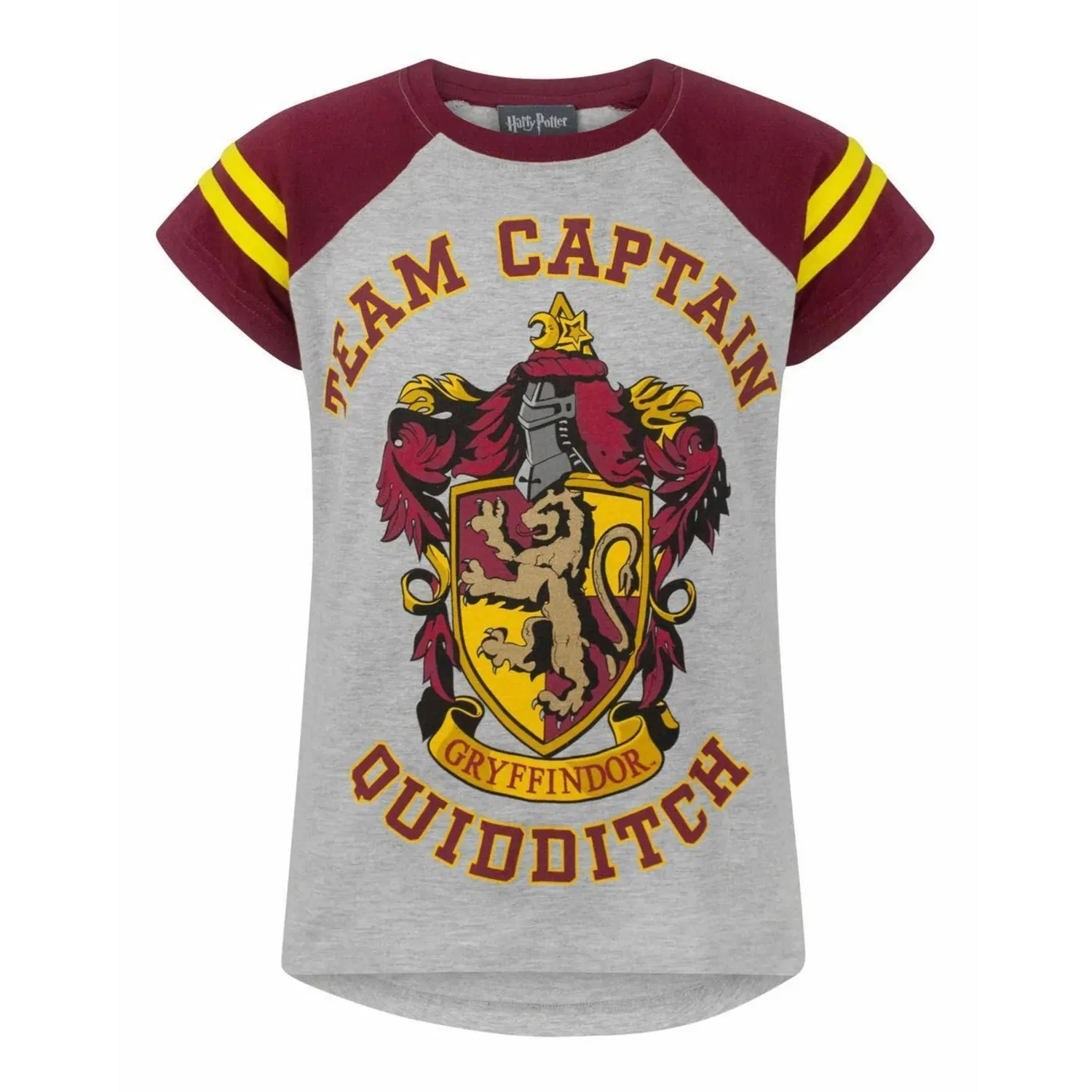 Футболка детская Gryffindor Harry Potter, серый — фото 2