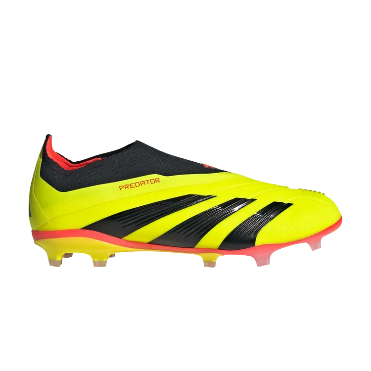 

Кроссовки Adidas Predator 24 Elite Laceless FG J, желтый