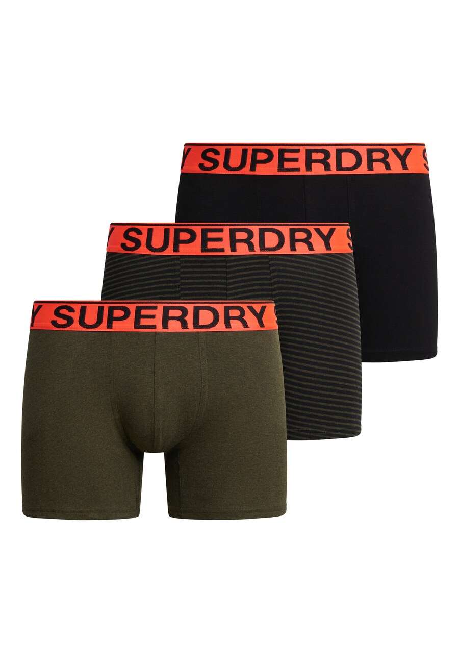

Боксеры Superdry, цвет Olive/Black